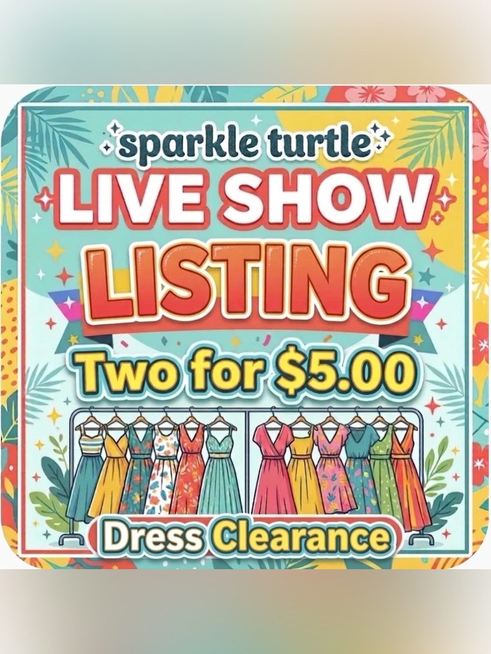 2/$5.00 Dresses - Unlisted Live Listing 101 - 150